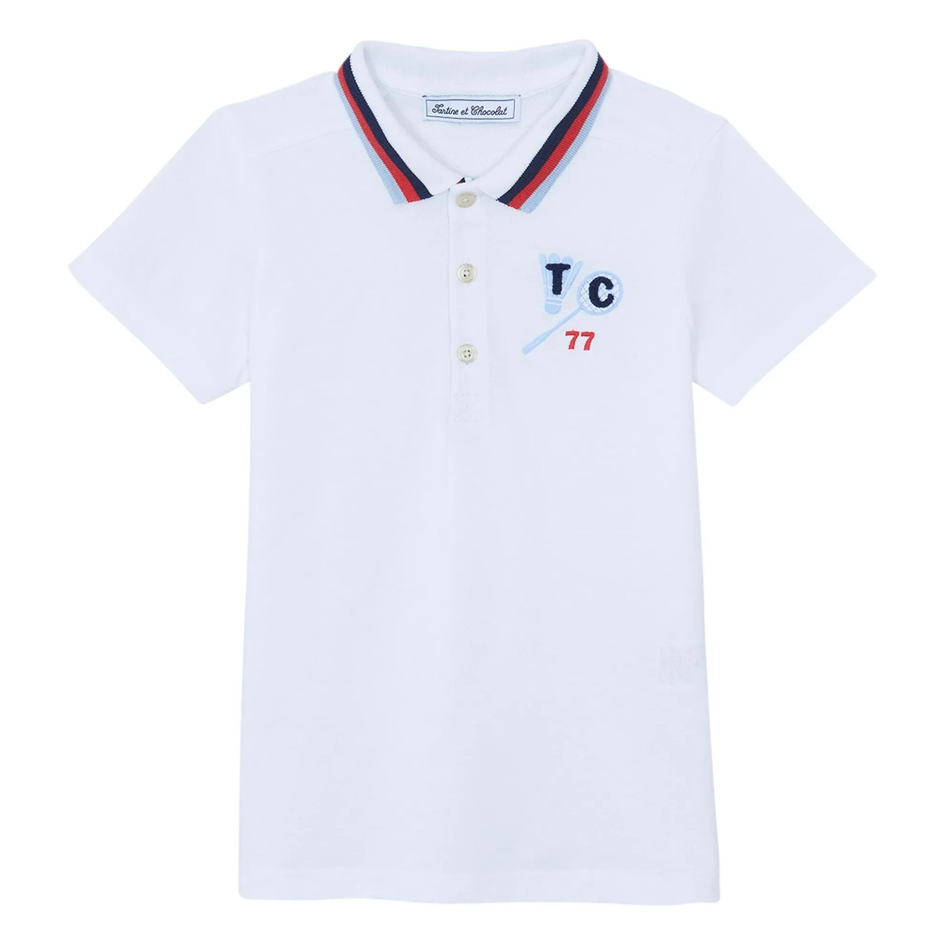 Tartine et Chocolat - Badminton Polo Racket | White