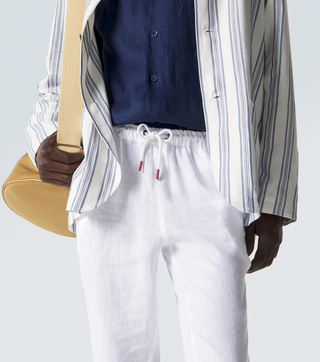 Kiton - Linen slim pants