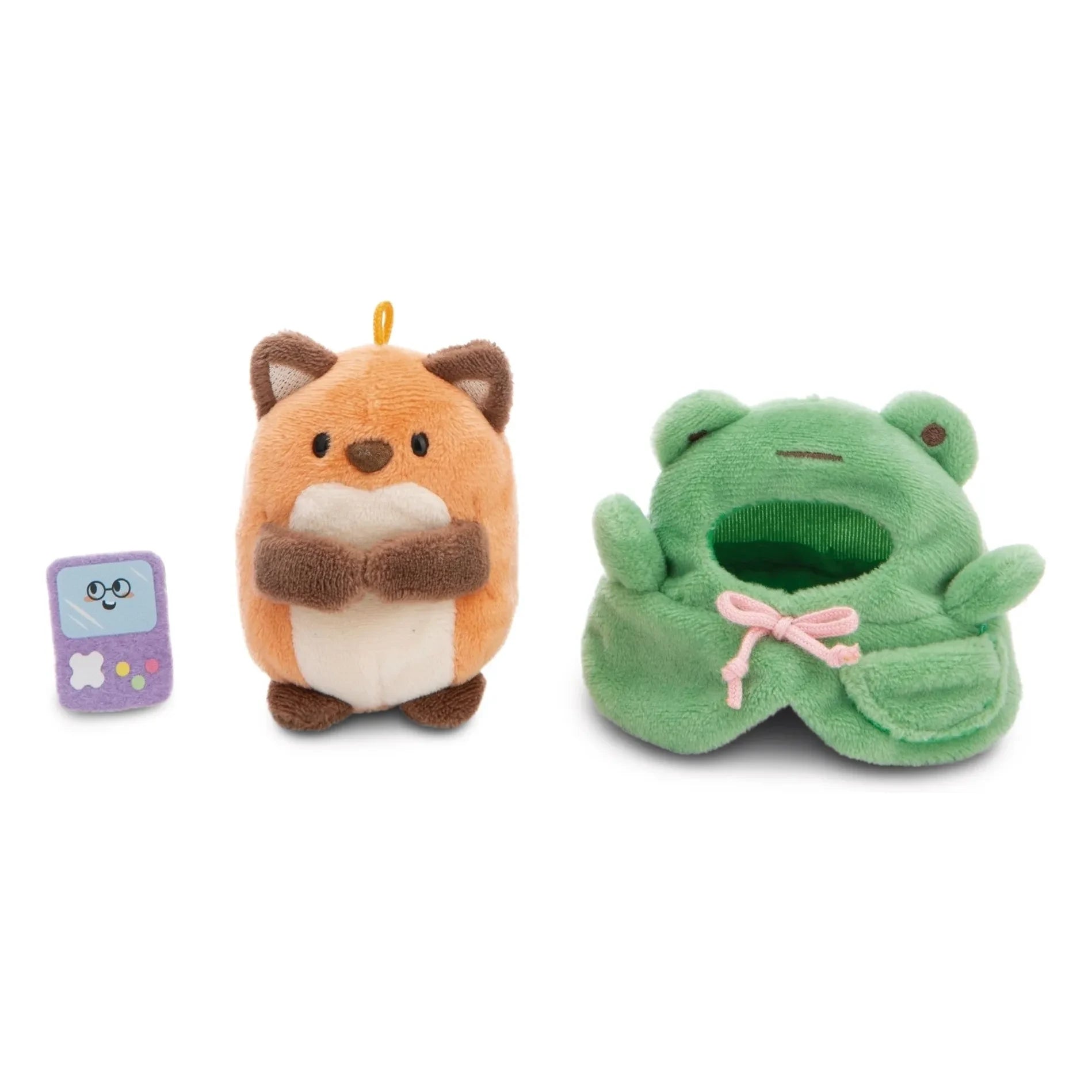 Nici - Geeks fox plush with frog disguise | Green