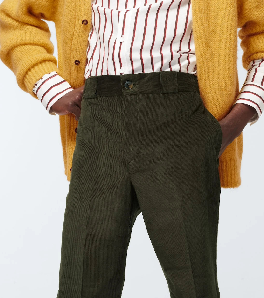 Erdem - Benedict cotton-blend chino pants