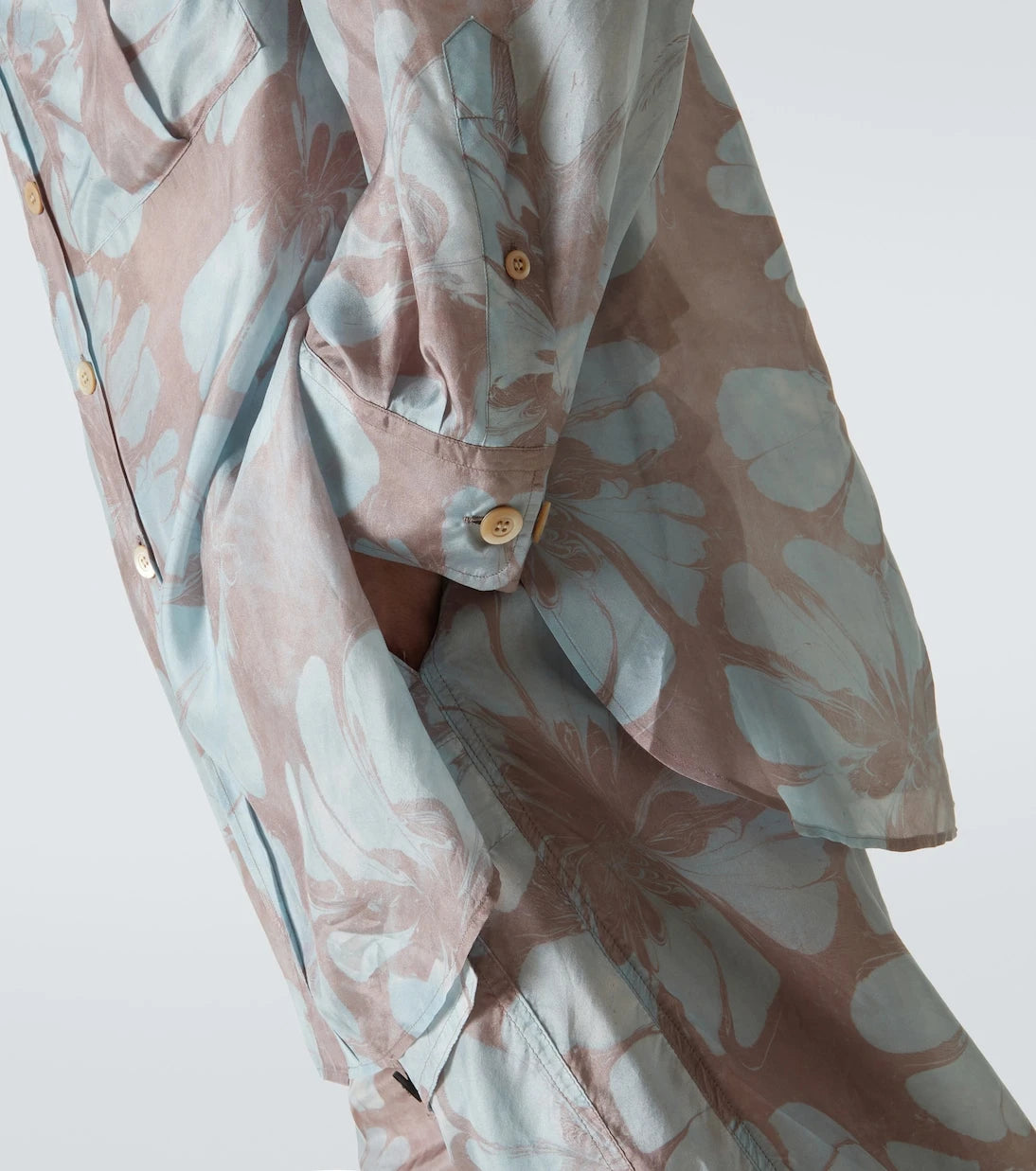 Dries Van Noten - Floral silk shirt