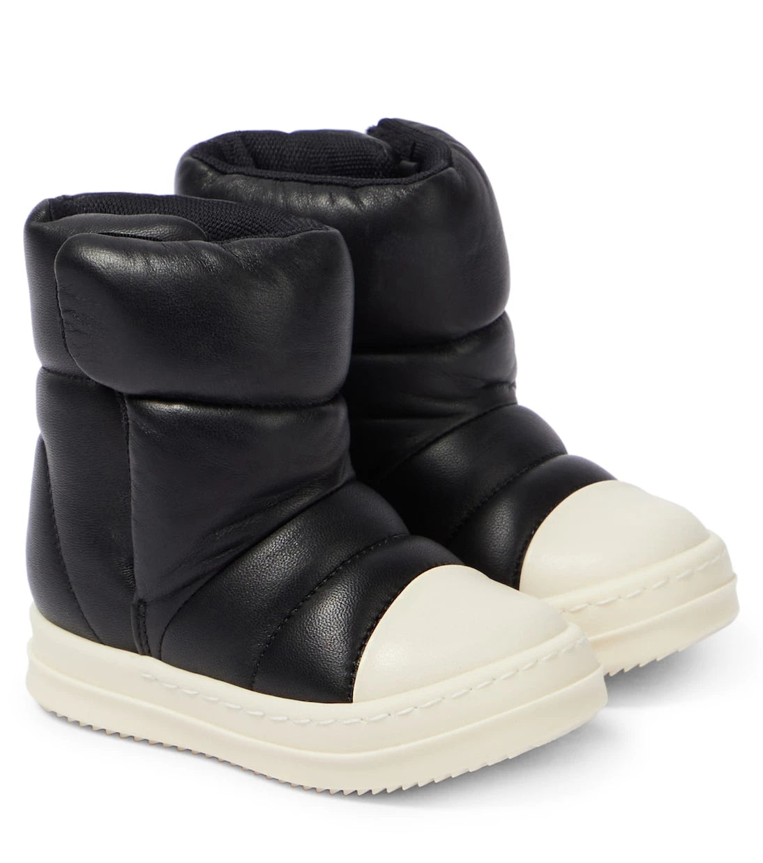 Rick Owens Kids - Baby Puffer leather boots