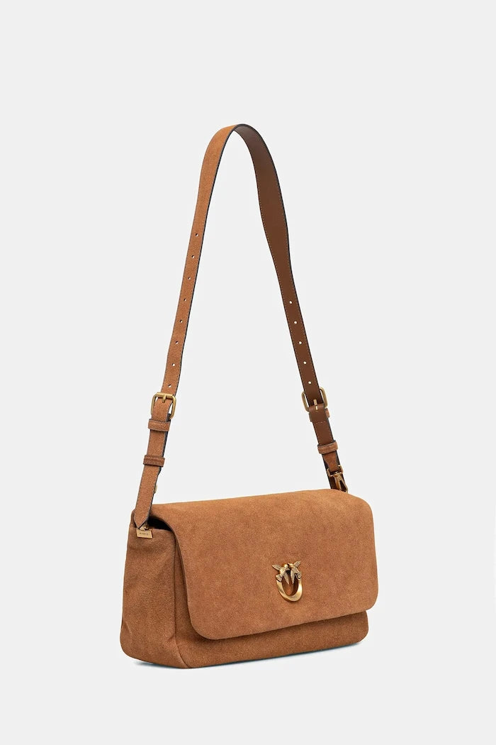 Pinko Horizontal Kadife Çanta