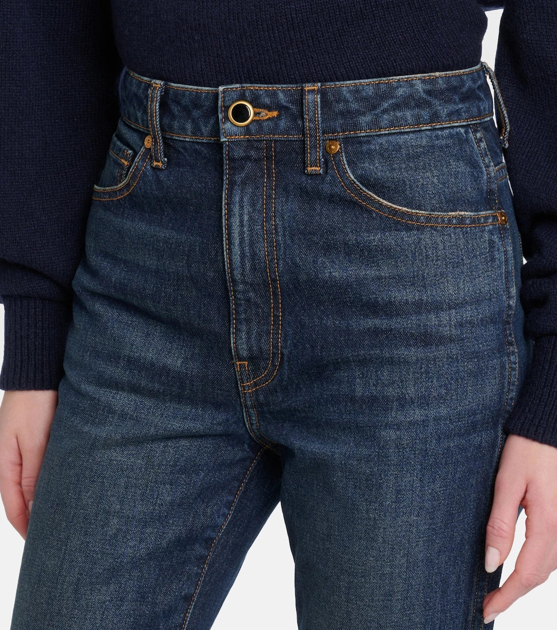 Khaite - Abigail high-rise straight jeans