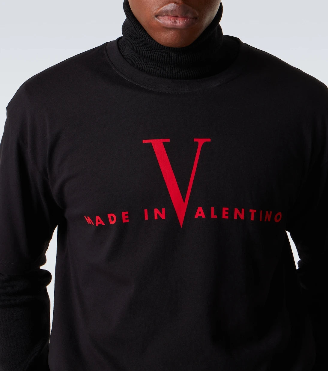 Valentino - Logo cotton jersey T-shirt