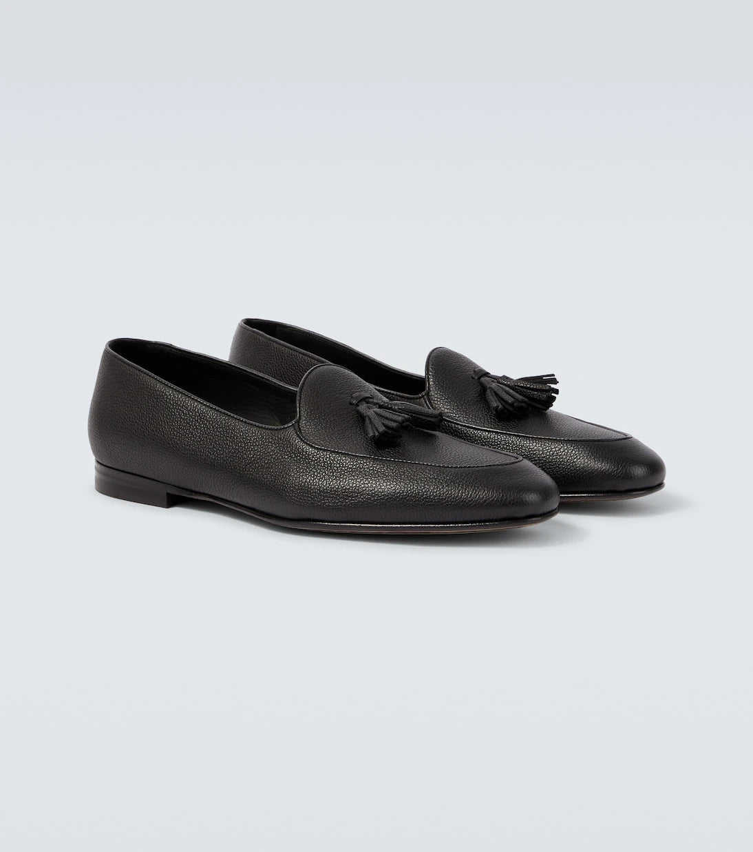 Manolo Blahnik - Lennox leather loafers