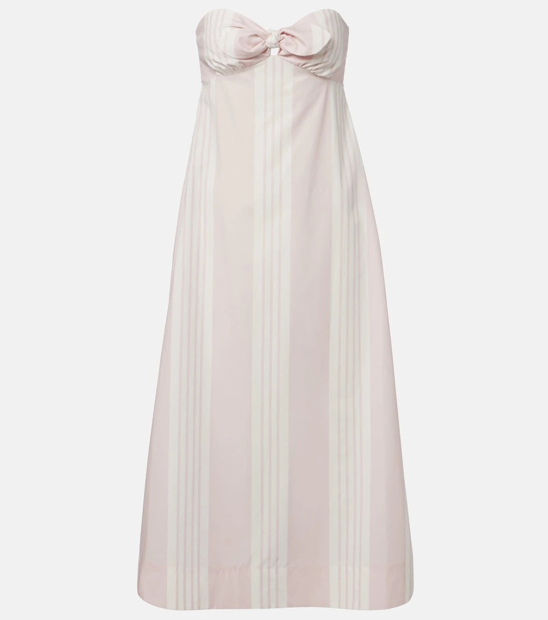 Posse - Rosie striped cotton midi dress