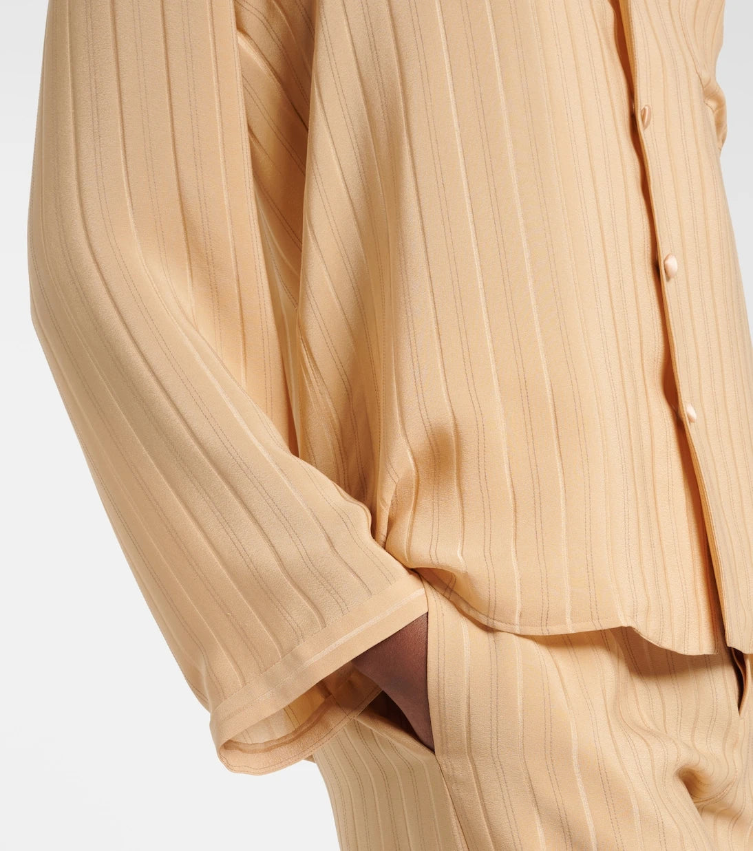 Saint Laurent - Striped silk shirt