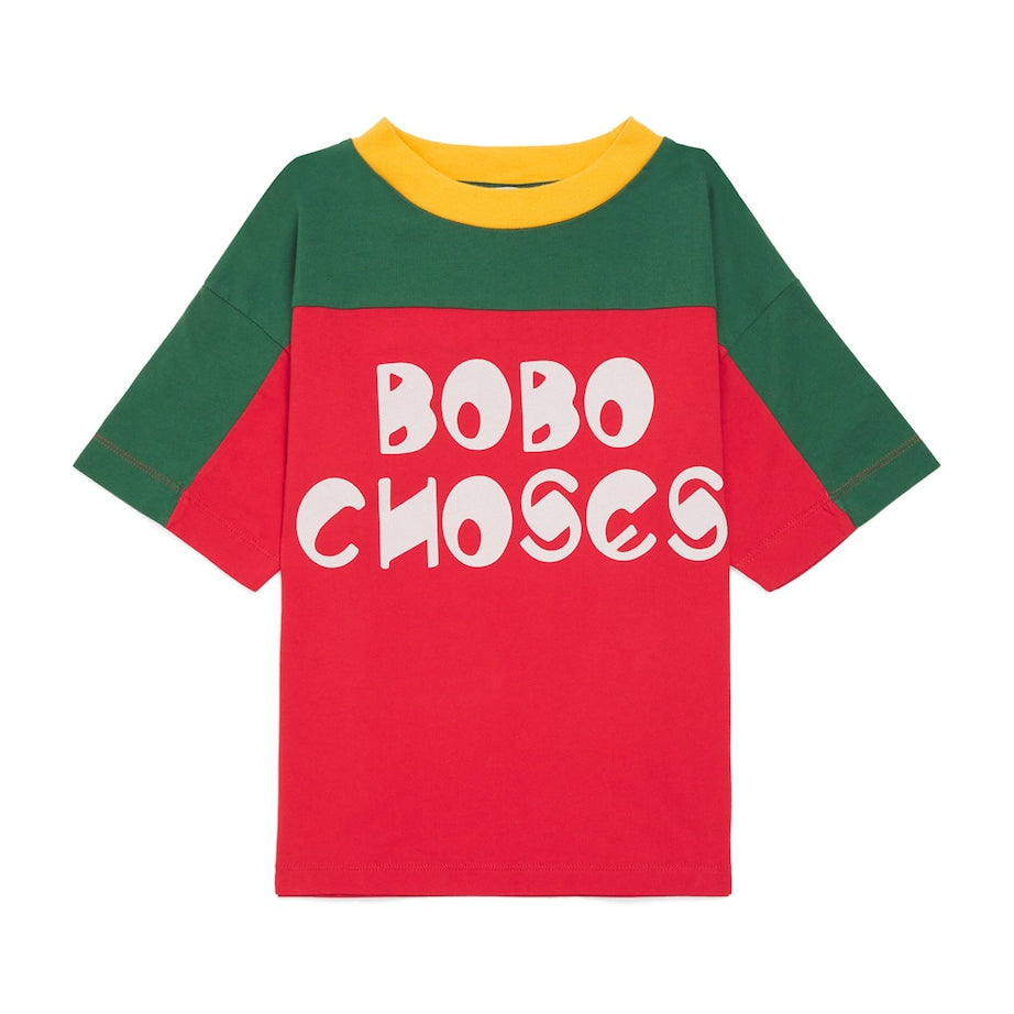 Bobo Choses Cotton Colour-Block Logo T-Shirt (2-13 Months)