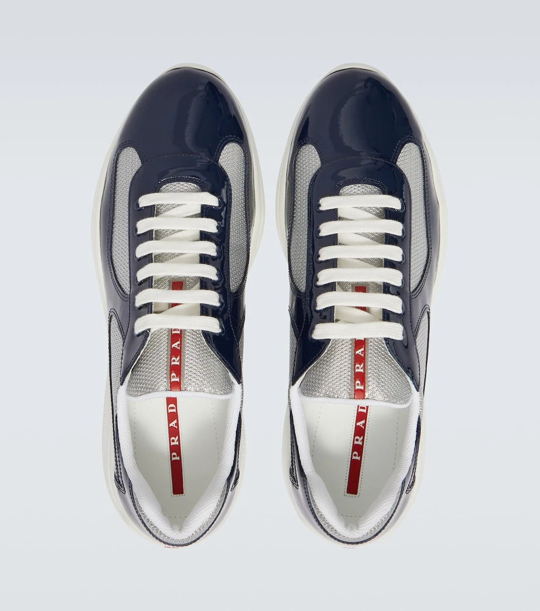 Prada - Patent leather sneakers
