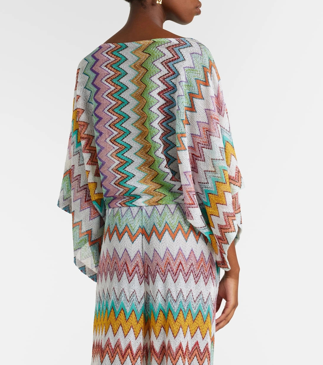 Missoni - توب محبوك بنقشة الزجزاج