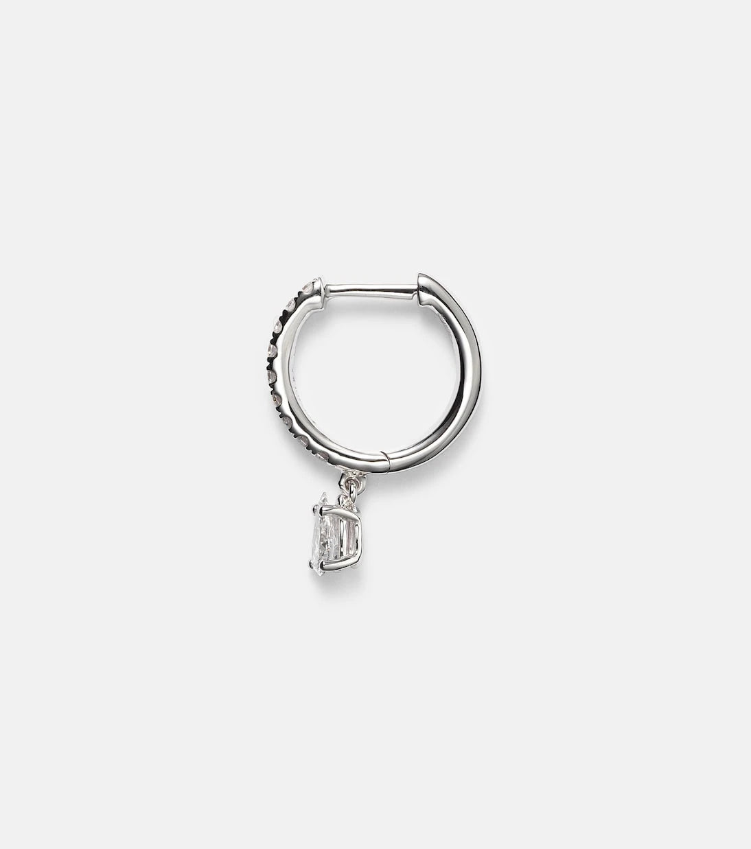 Anita Ko - 18kt white gold single earring with diamonds