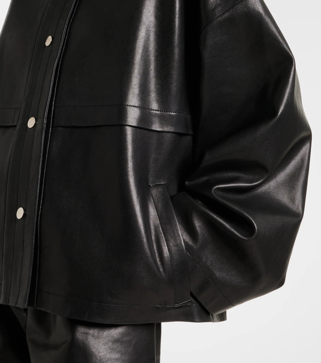 Nour Hammour - Park leather jacket