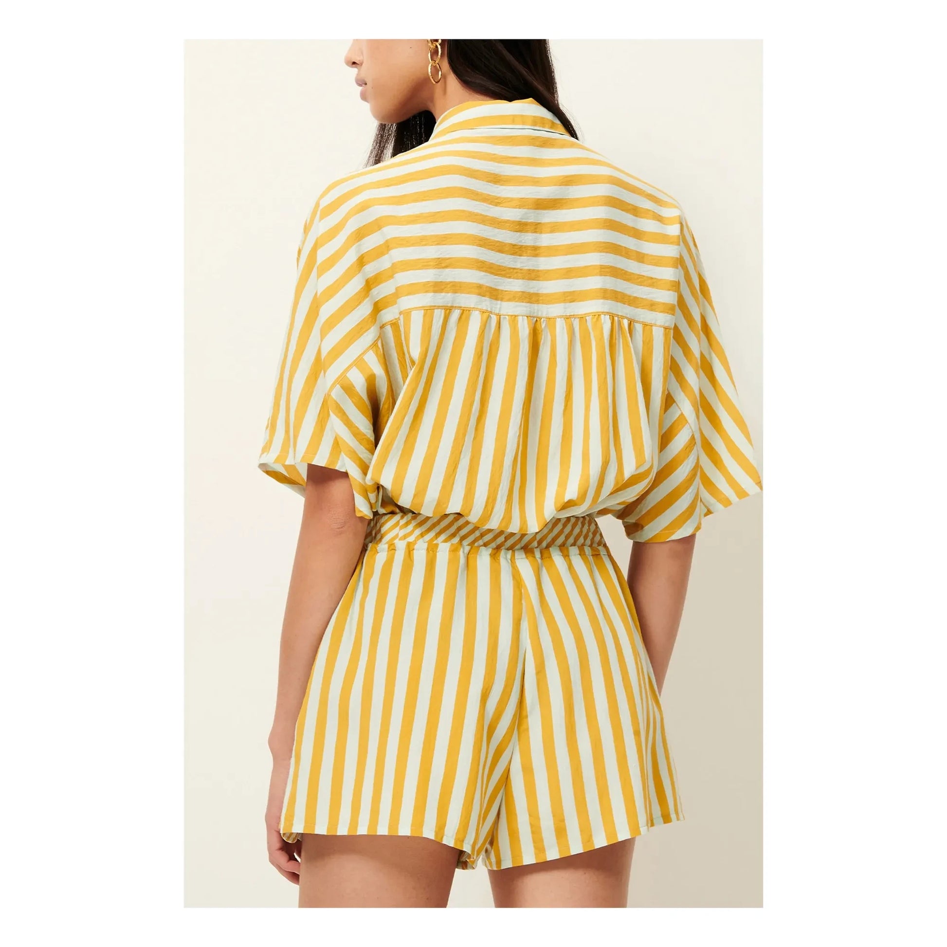 Sessùn - Lido Stripes Shirt | Yellow