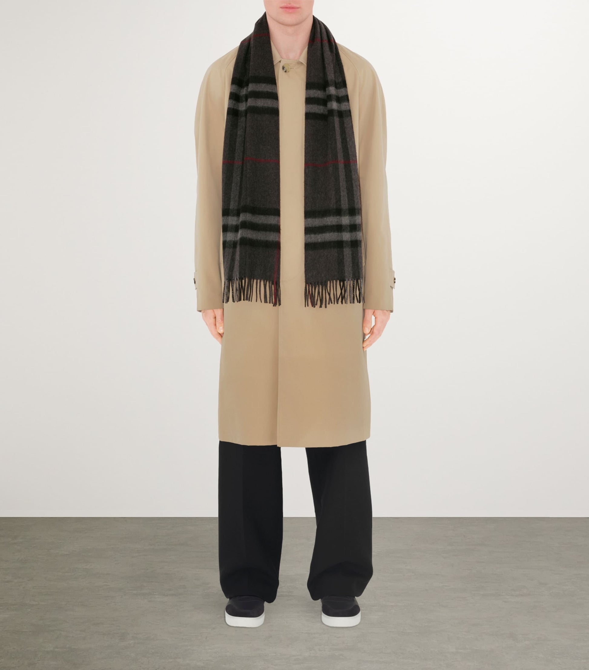 Burberry Cashmere Check Scarf