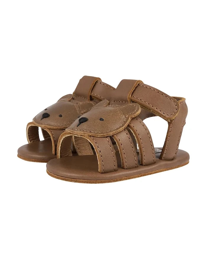 Donsje Diedan Bear Bebek Deri Sandalet