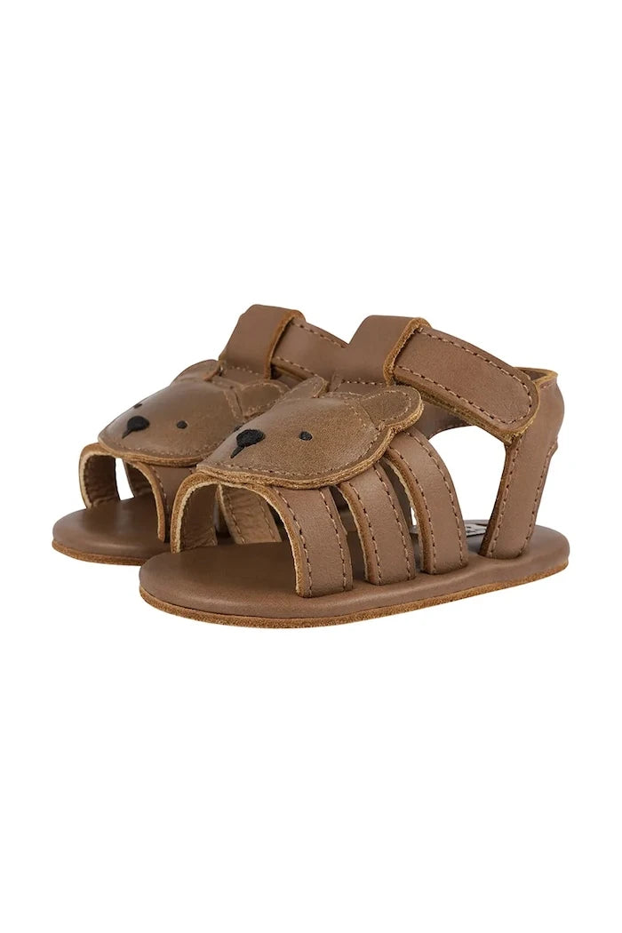 Donsje Diedan Bear Bebek Deri Sandalet