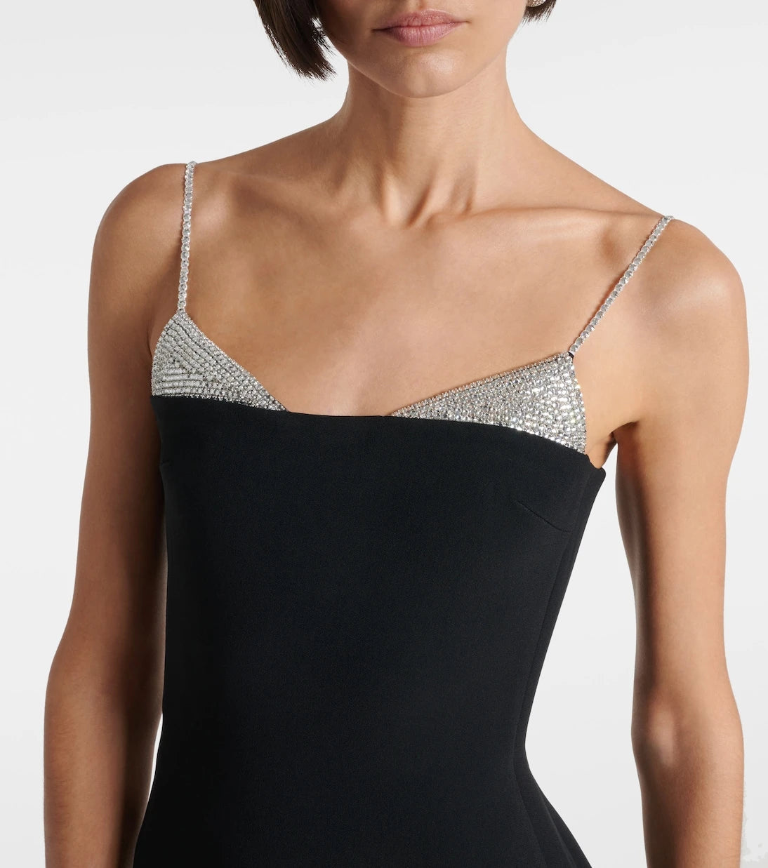 David Koma - Embellished cady minidress