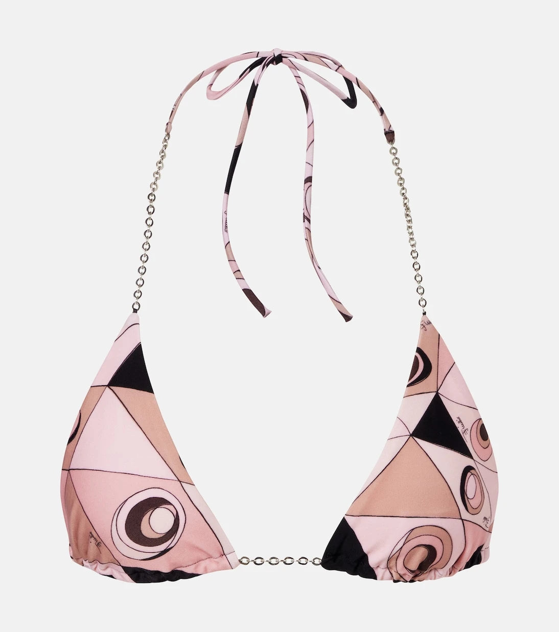 Pucci - حمالة بيكيني Occhi بتفاصيل سلسلة