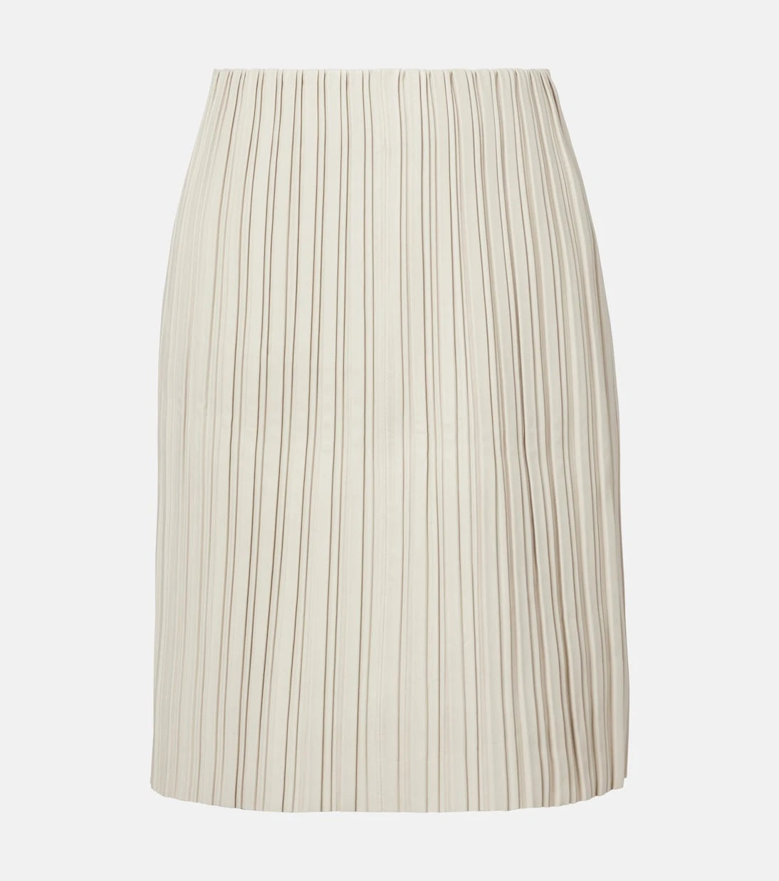 Róhe - Plissé leather midi skirt