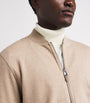 Cotton-Cashmere Bomber Jacket