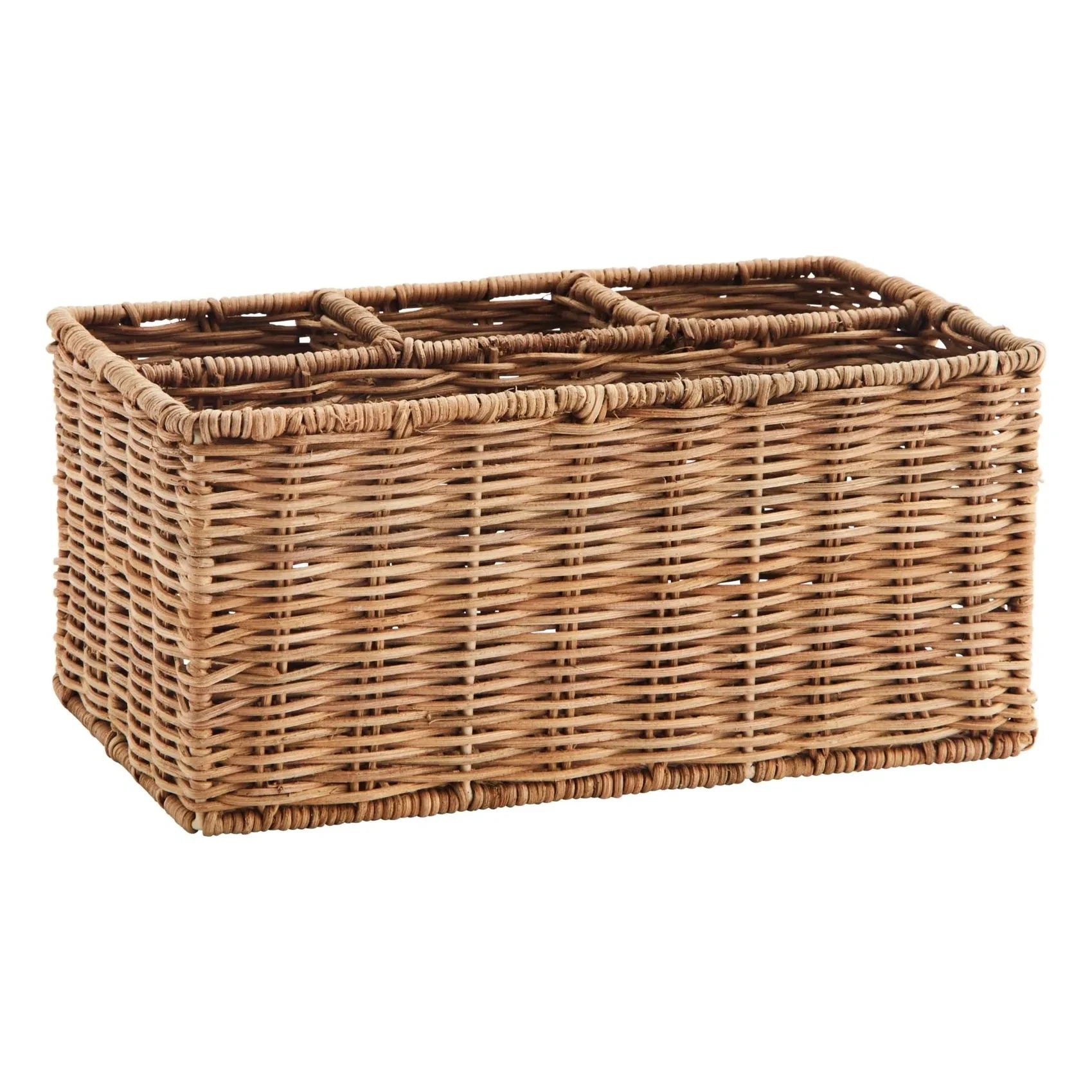 Madam Stoltz - Rattan storage basket
