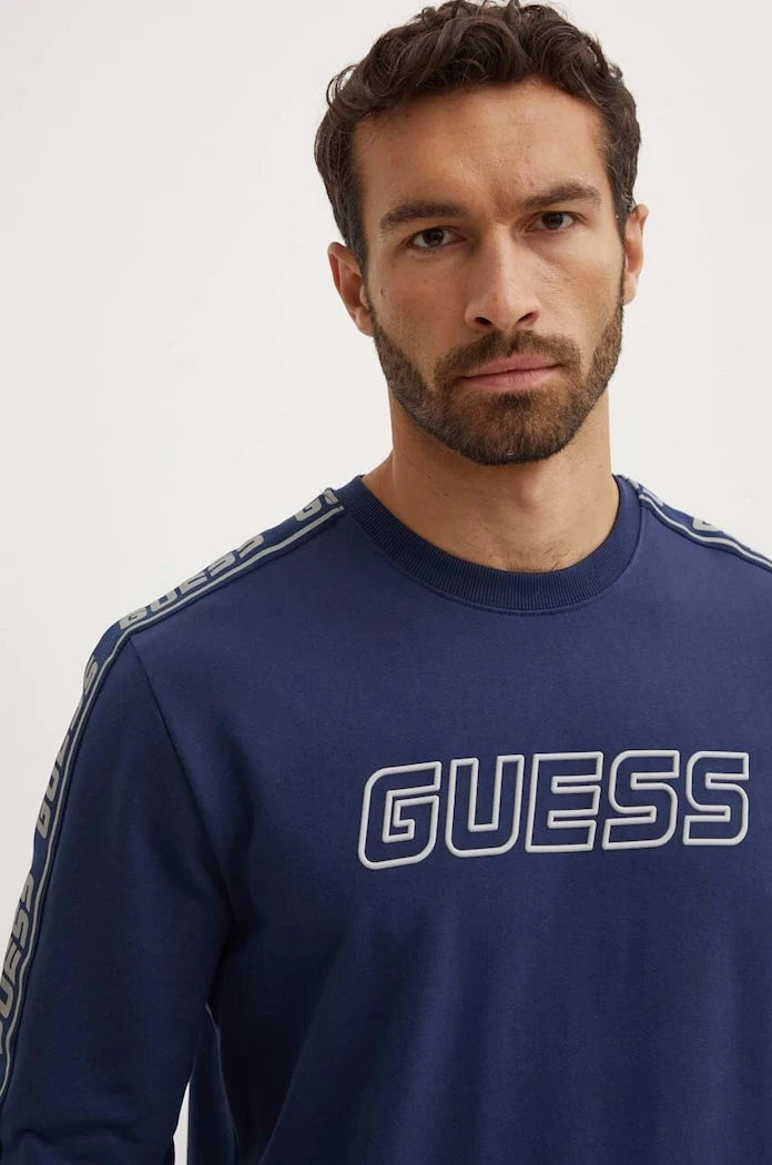 Guess pamuklu erkek sweatshirt ARLO