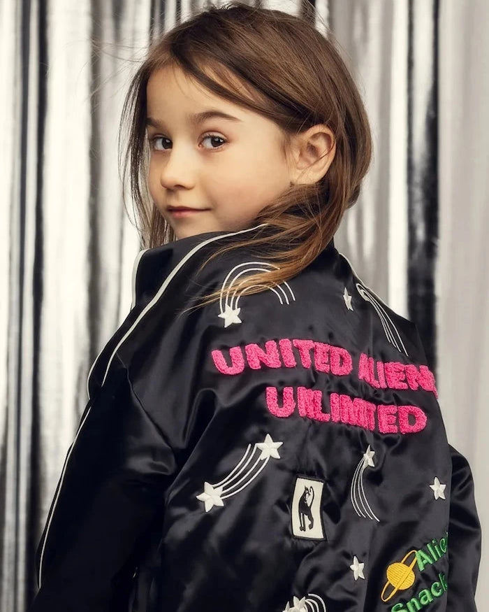 Mini Rodini United Aliens Çocuk Bomber Ceket
