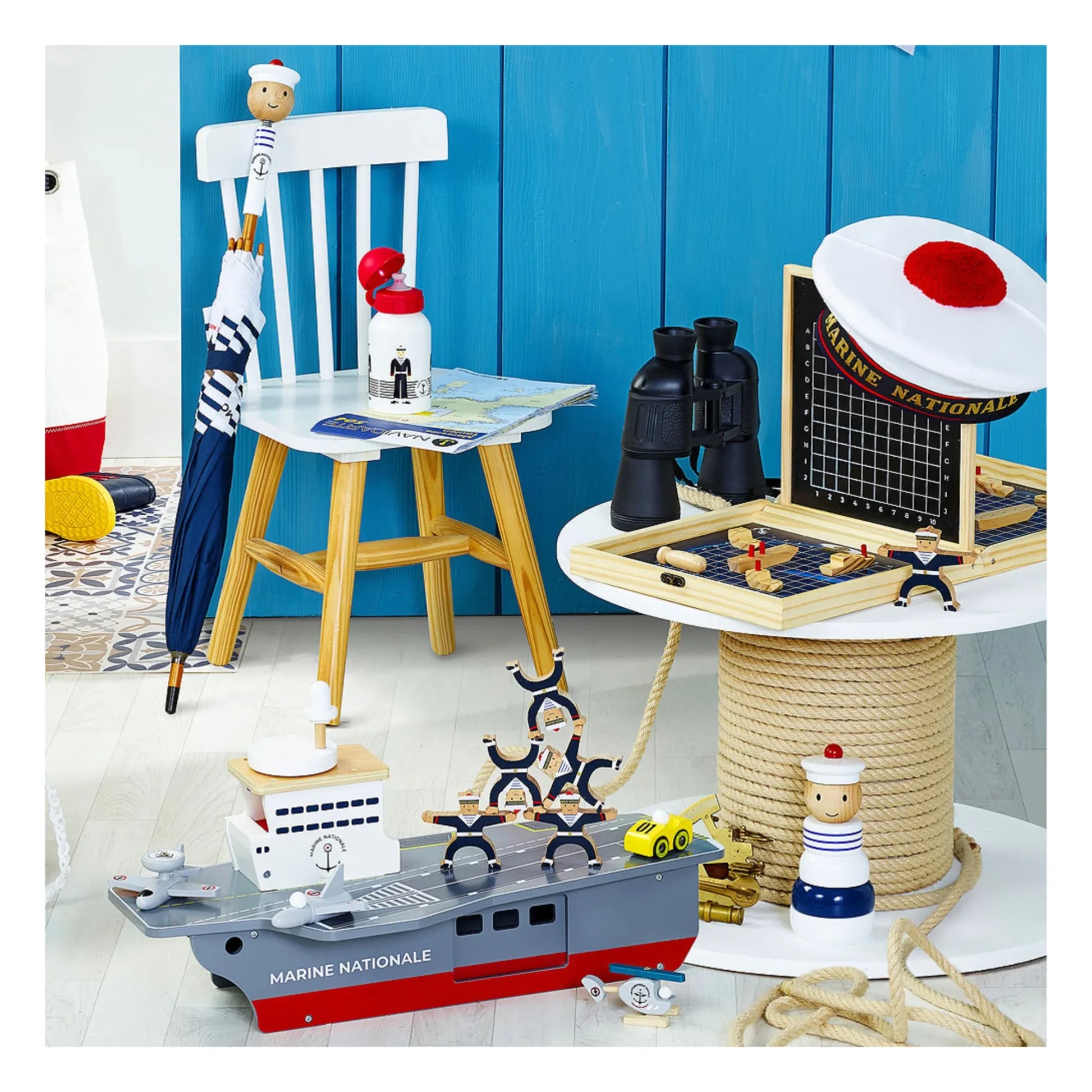 Vilac - Aircraft Carrier and Accessories