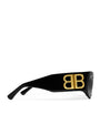 Black Bossy Cat-Eye Sunglasses