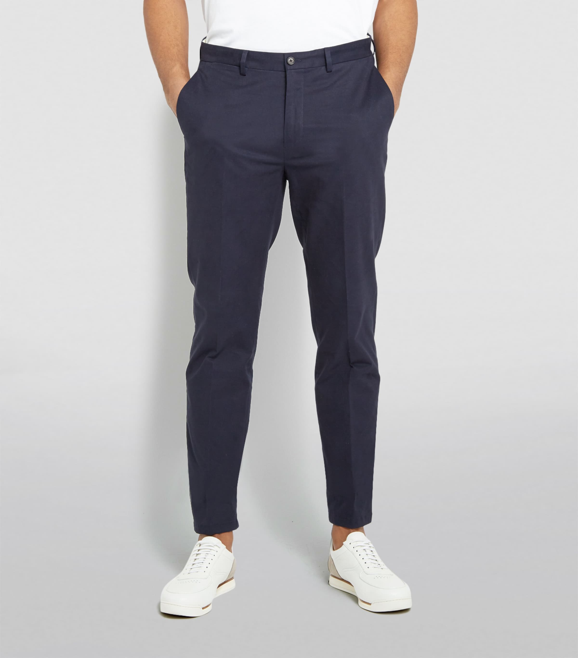 Ralph Lauren Purple Label Cotton-Blend Straight Chinos