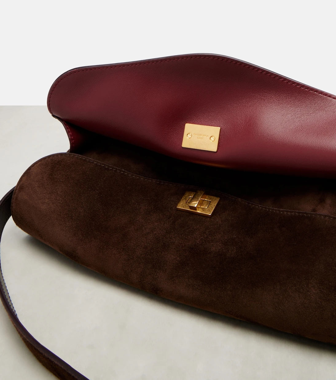 Balenciaga - Le 7 Medium suede shoulder bag