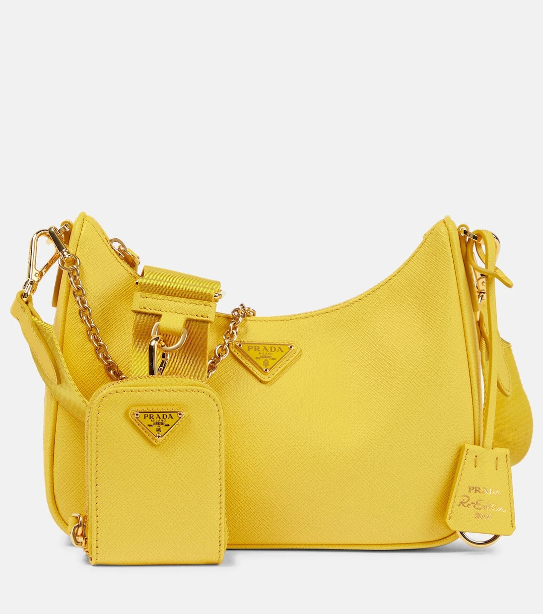 Prada - حقيبة كتف صغيرة Re-Edition 2005 جلدية