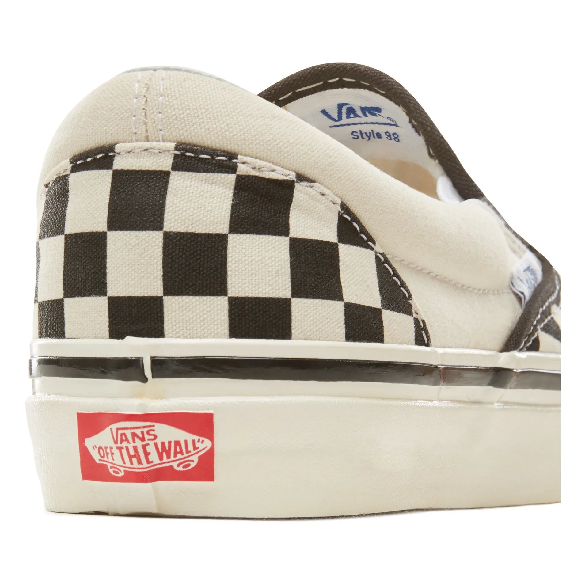 Vans - Checkerboard Classic Slip-Ons 98 DX Sneakers | Black