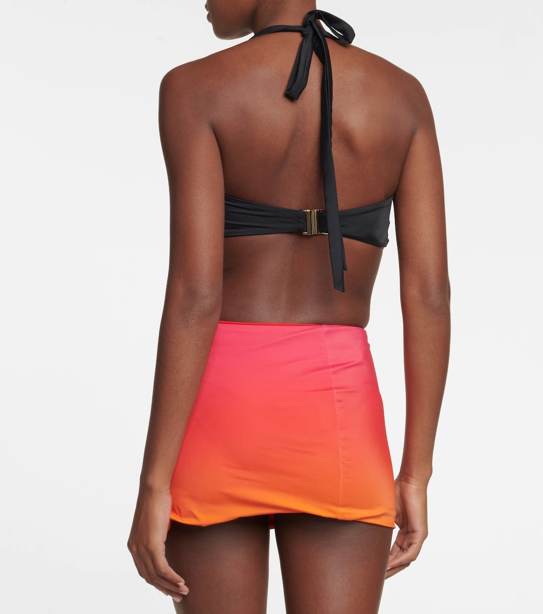 Louisa Ballou - Double Ring printed miniskirt