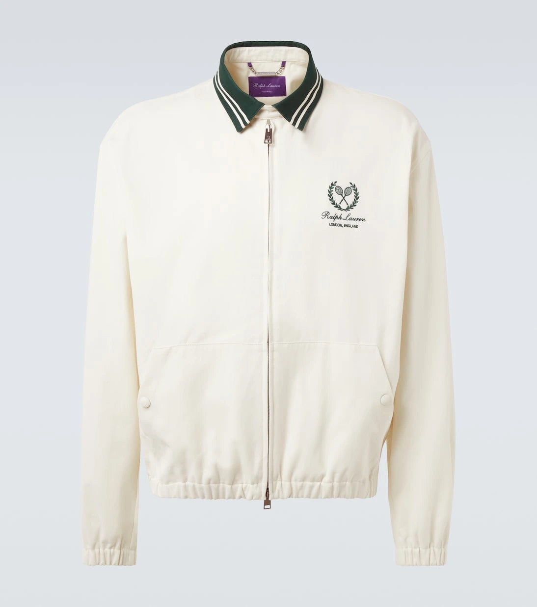 Ralph Lauren Purple Label - Cotton and cashmere bomber jacket