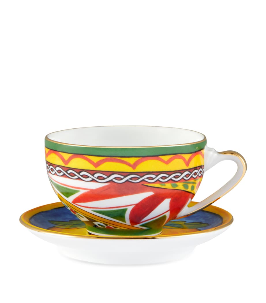 Dolce & Gabbana Casa Carreto Teacup and Saucer