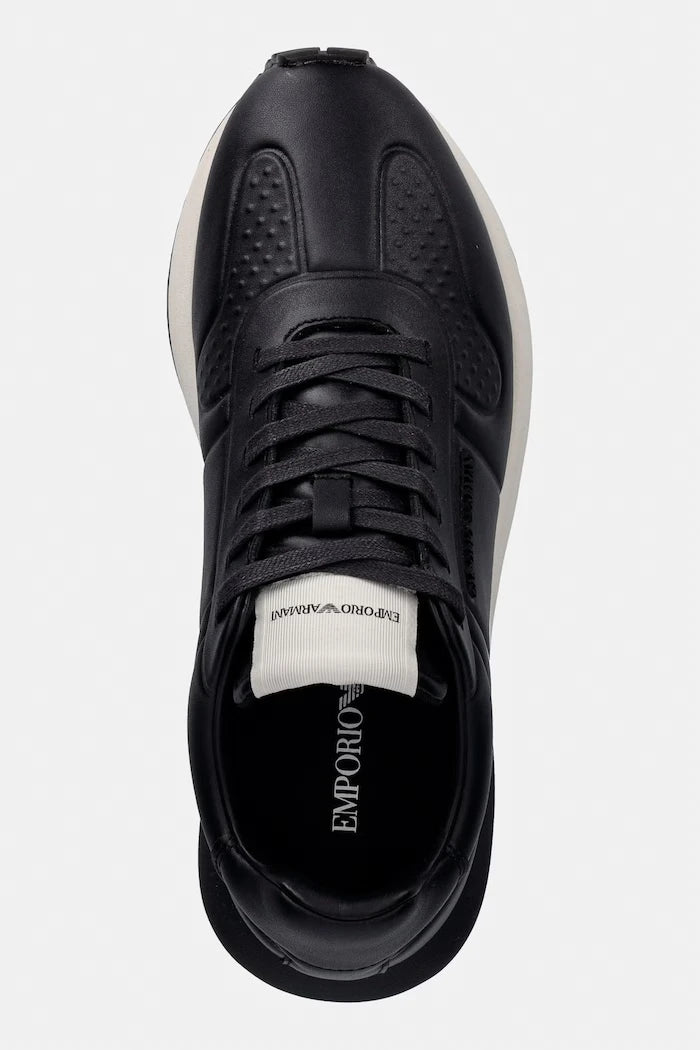 Кожени маратонки Emporio Armani