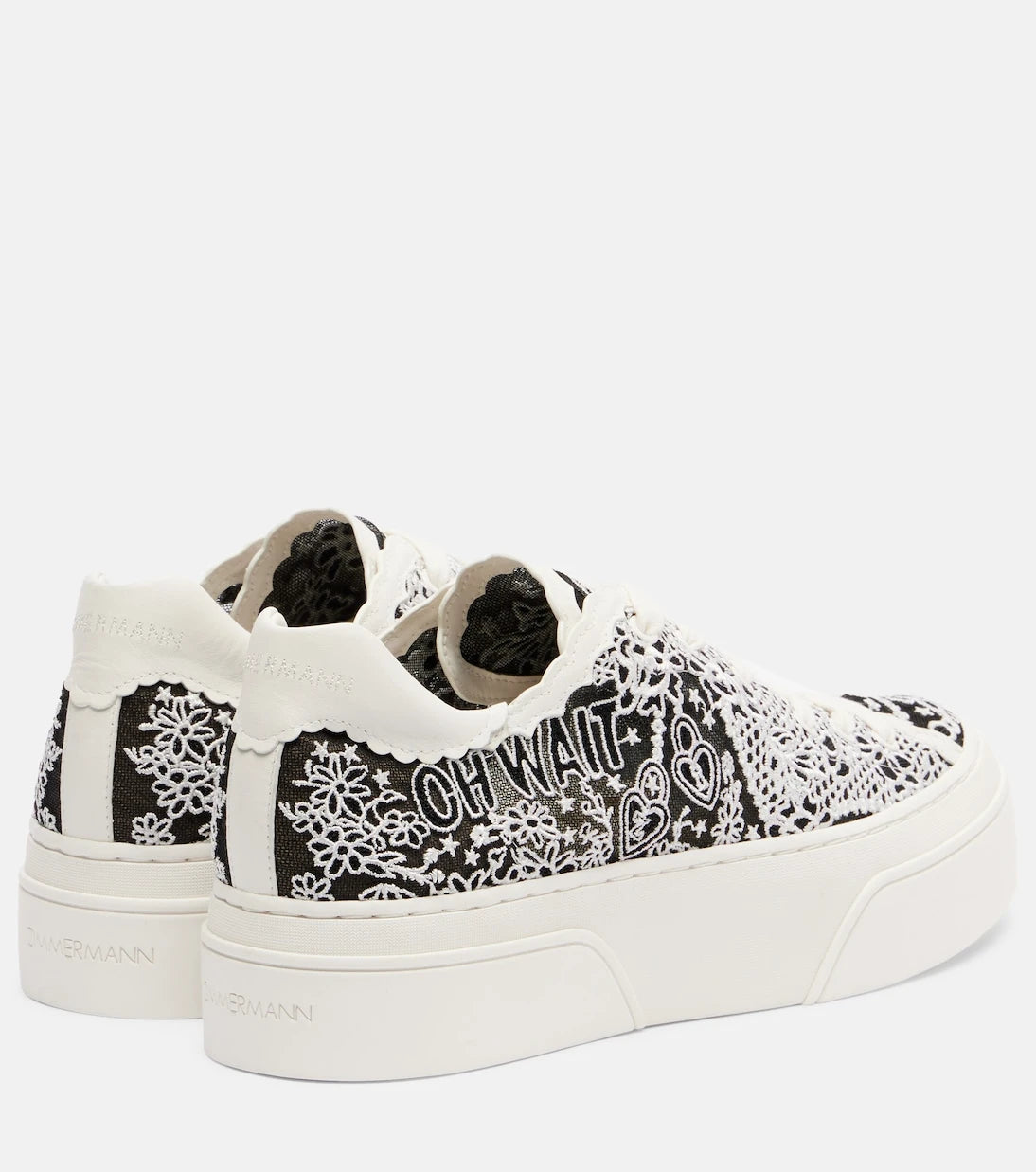 Zimmermann - Pixie lace platform sneakers