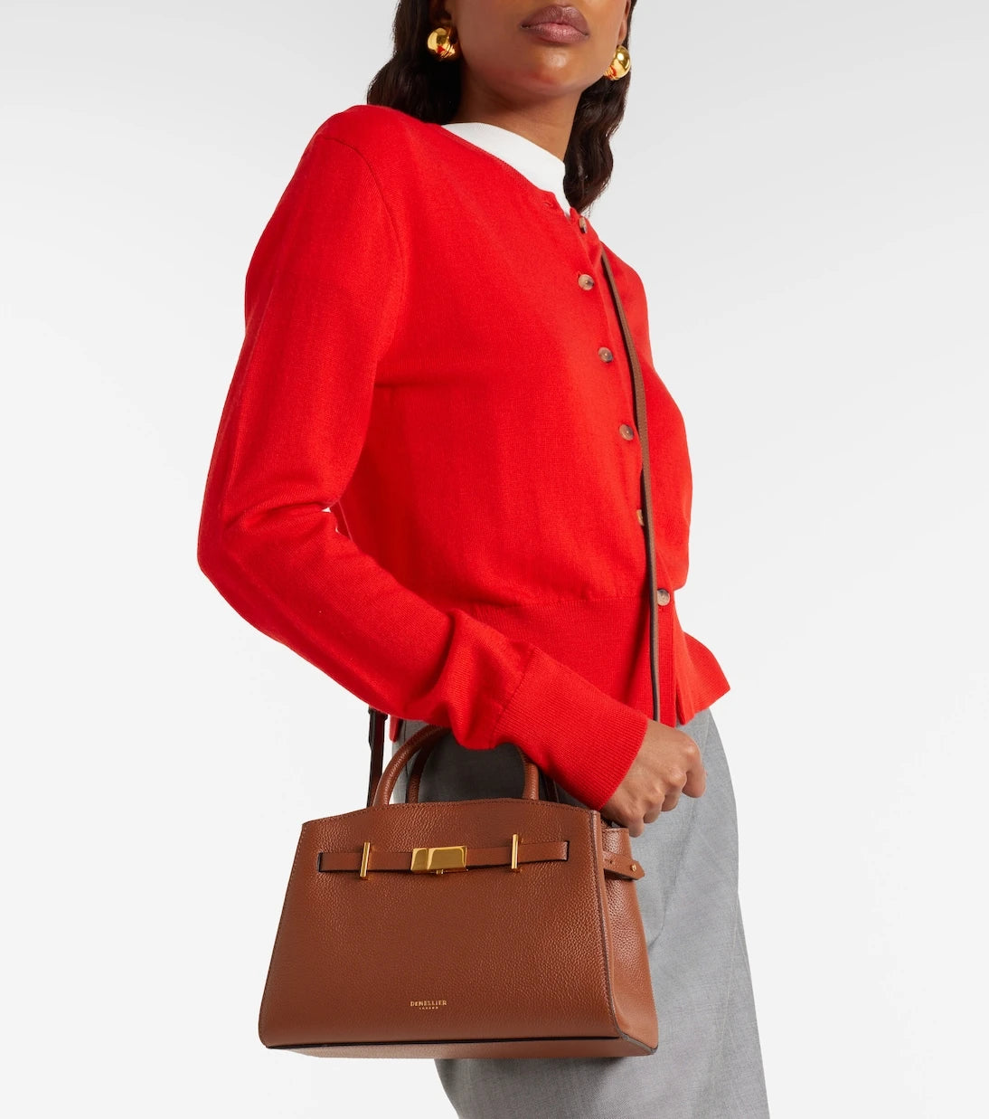 DeMellier - Hudson Small leather top-handle bag
