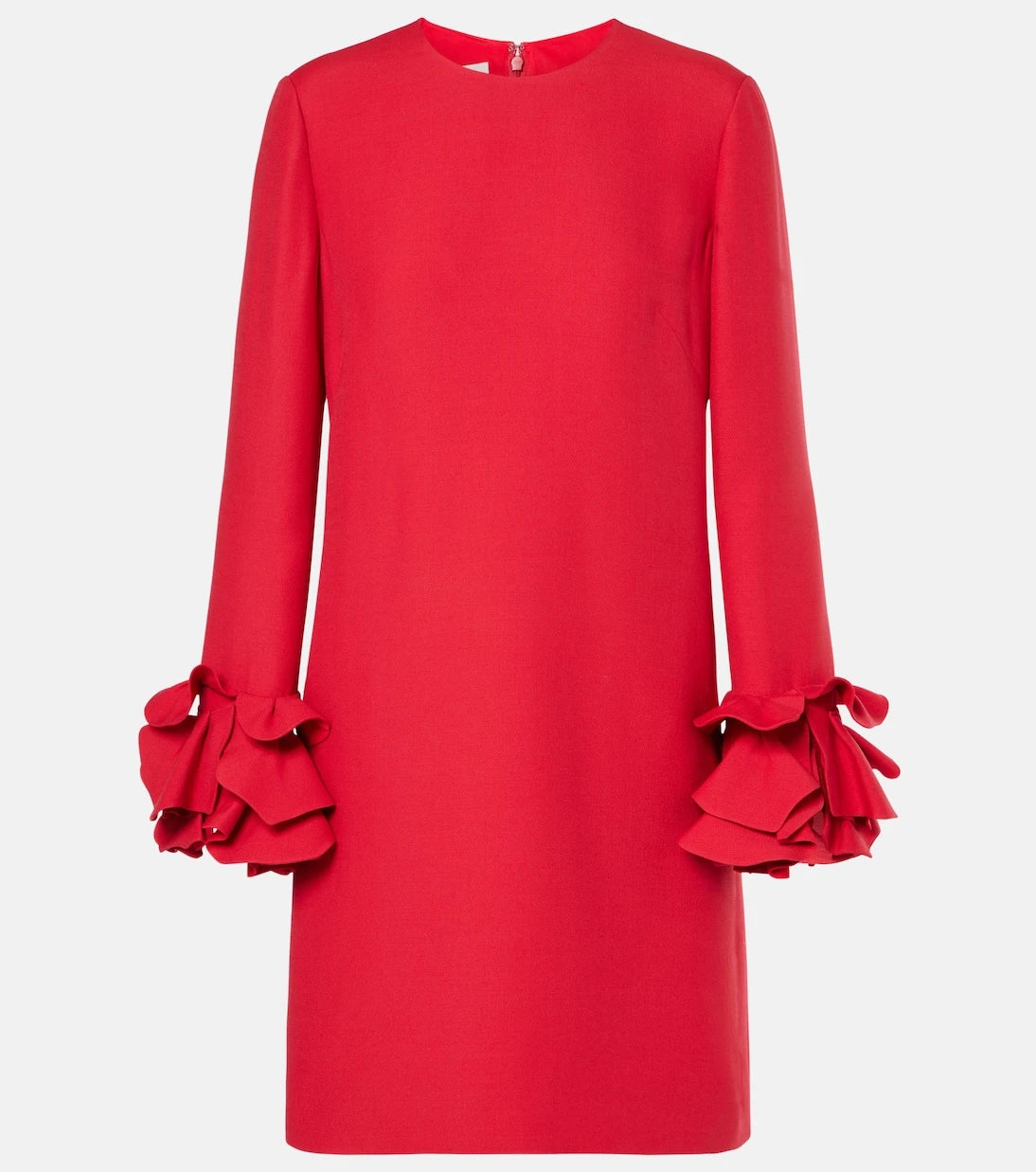 Valentino - Crepe Couture ruffled minidress