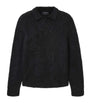 AllSaints Black Brushed Sonny Polo Sweater