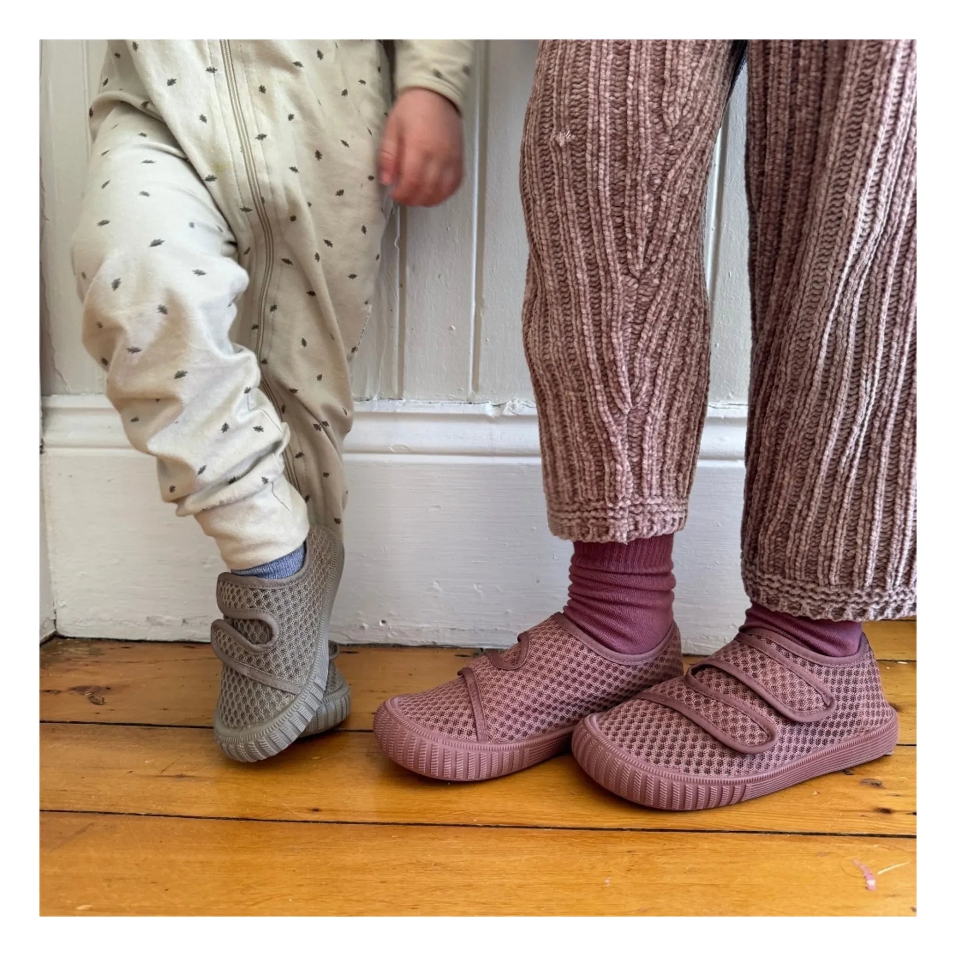 Grech & Co - Scratch Play Recycled Fiber Sneakers | Dusty Pink