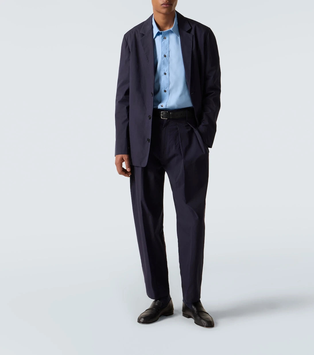 The Row - Dyon pleated cotton tapered pants
