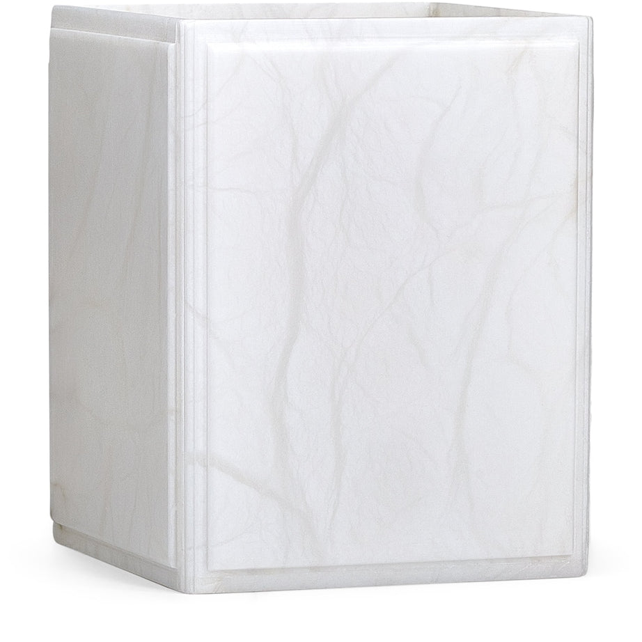 Alabaster Claudia Waste Bin