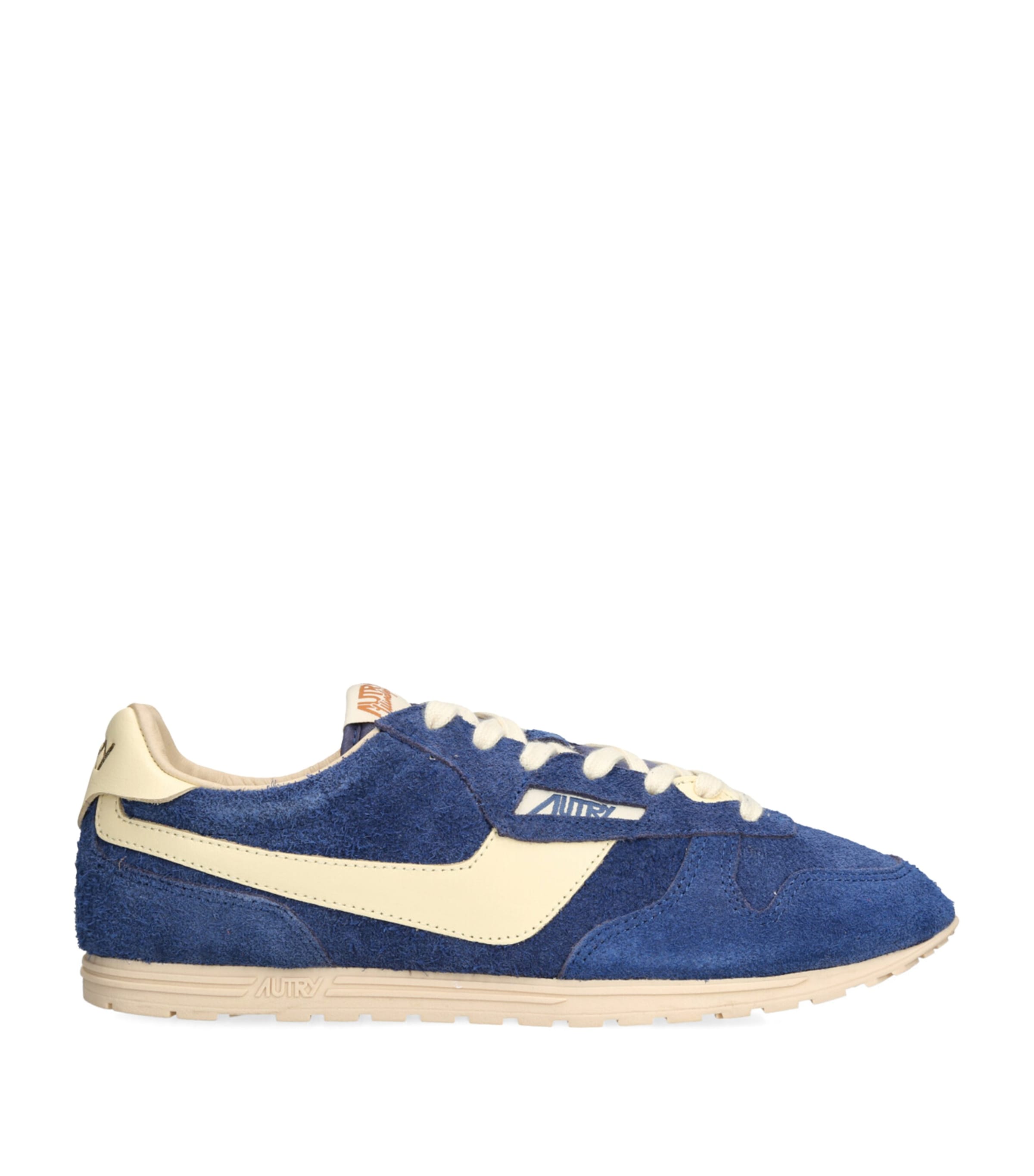 Autry Blue Leather Windspin Low-Top Sneakers