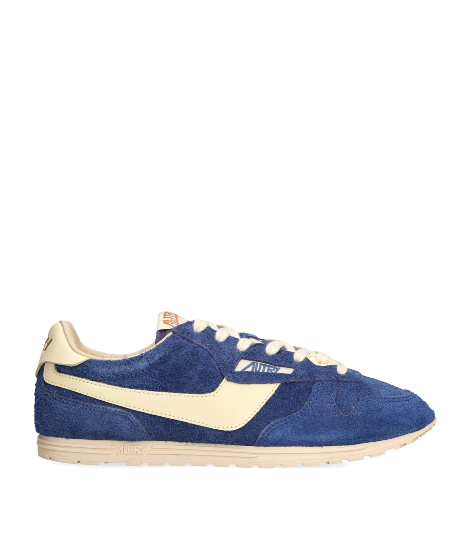 Autry Blue Leather Windspin Low-Top Sneakers