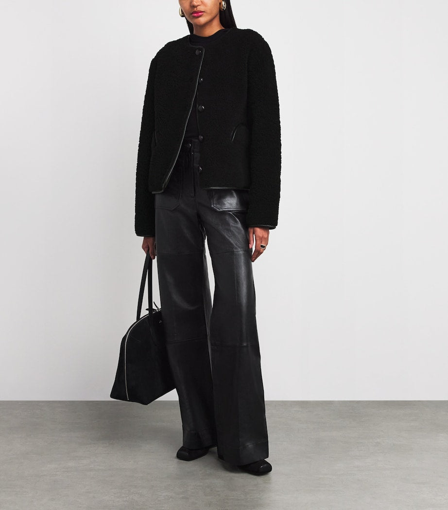 Blazé Milano Shearling Bliss Bomber Jacket