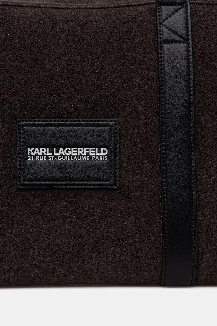 Karl Lagerfeld erkek süet görünümlü çanta