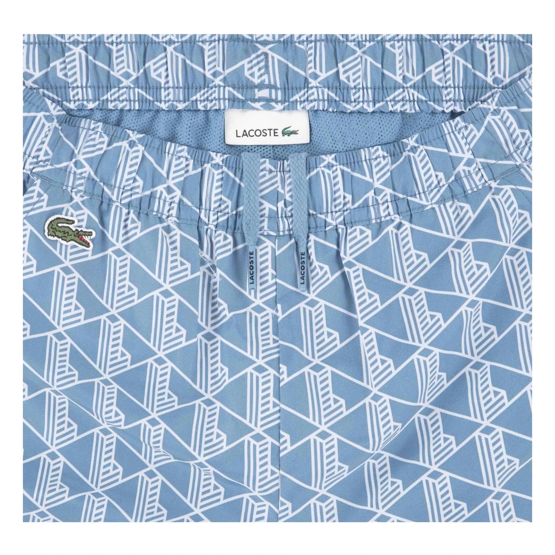 Lacoste - Monogrammed Recycled Fiber Jacket and Jogger Set | Light Blue